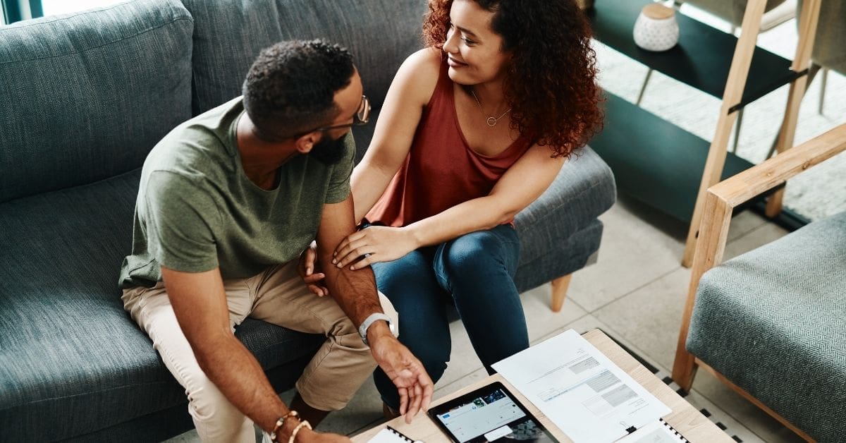 A young newcomer couple in Canada are planning how to save for their emergency fund and finances at home.