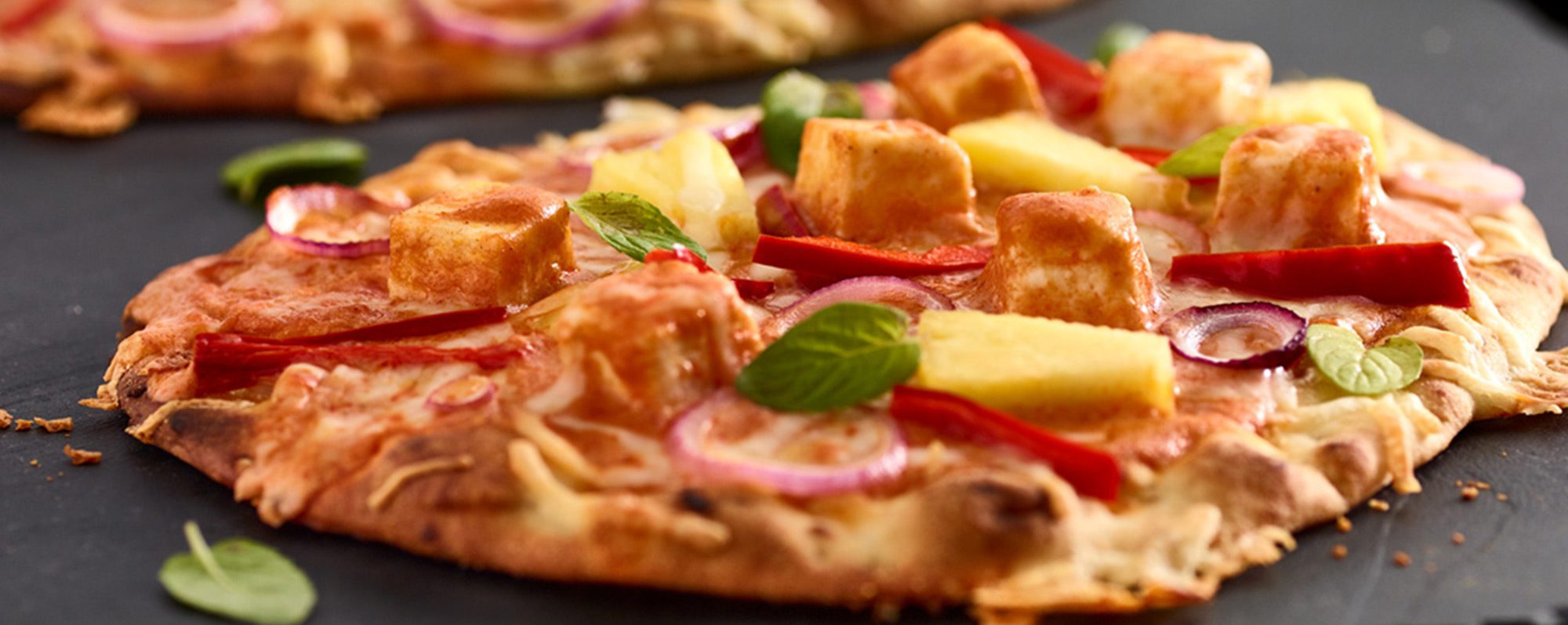 Entrees Paneer Butter Pizza Recipe Chef Connexion