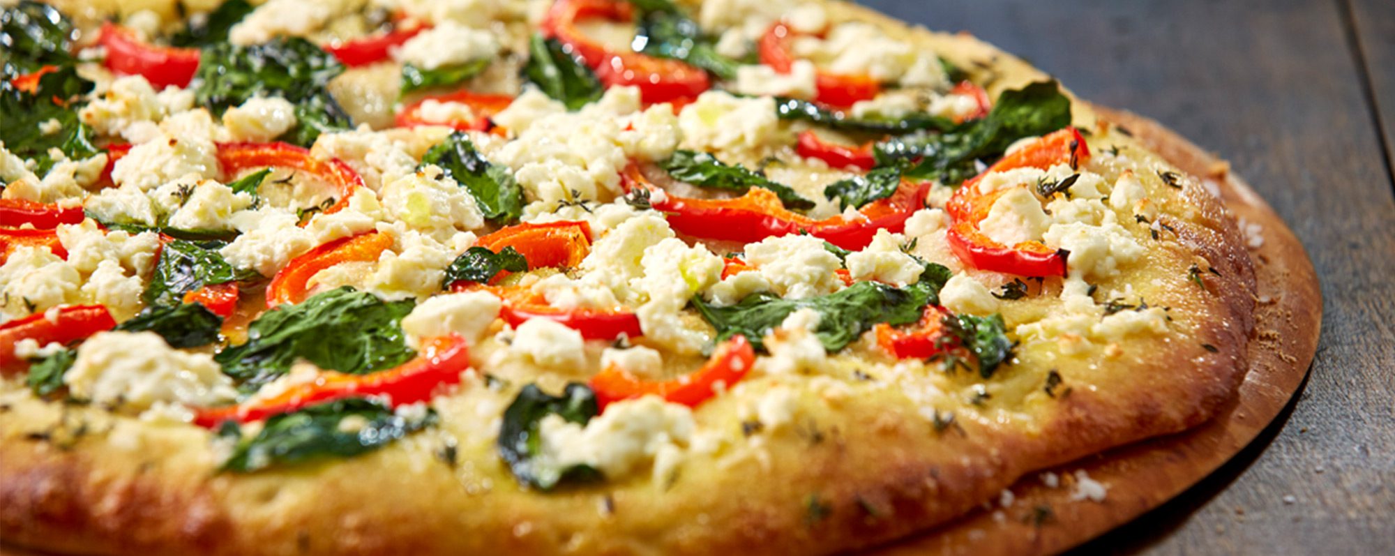 Pizza à  la feta style grec