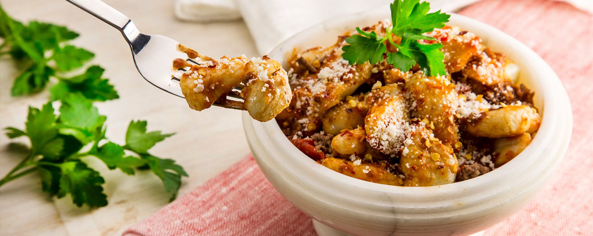 entree Potato Gnocchi Arrabbiatta headers