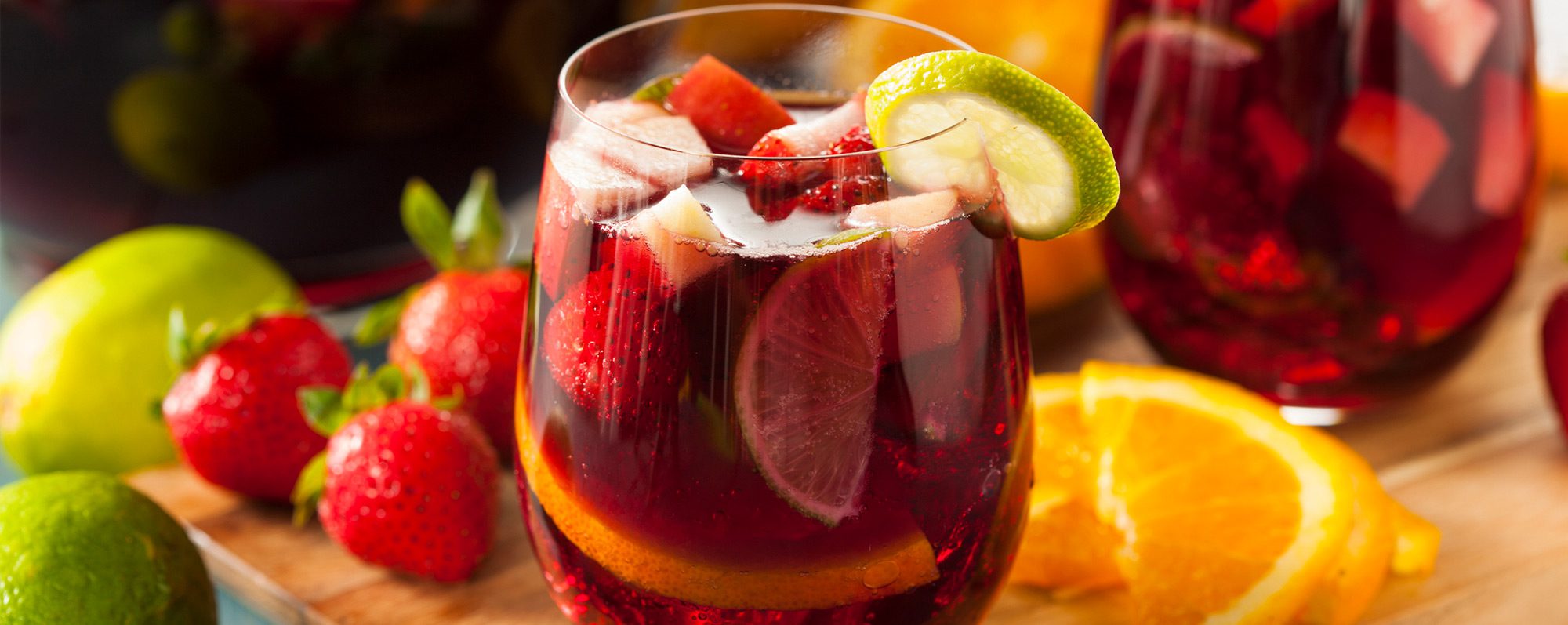Sangria aux fruits exotiques