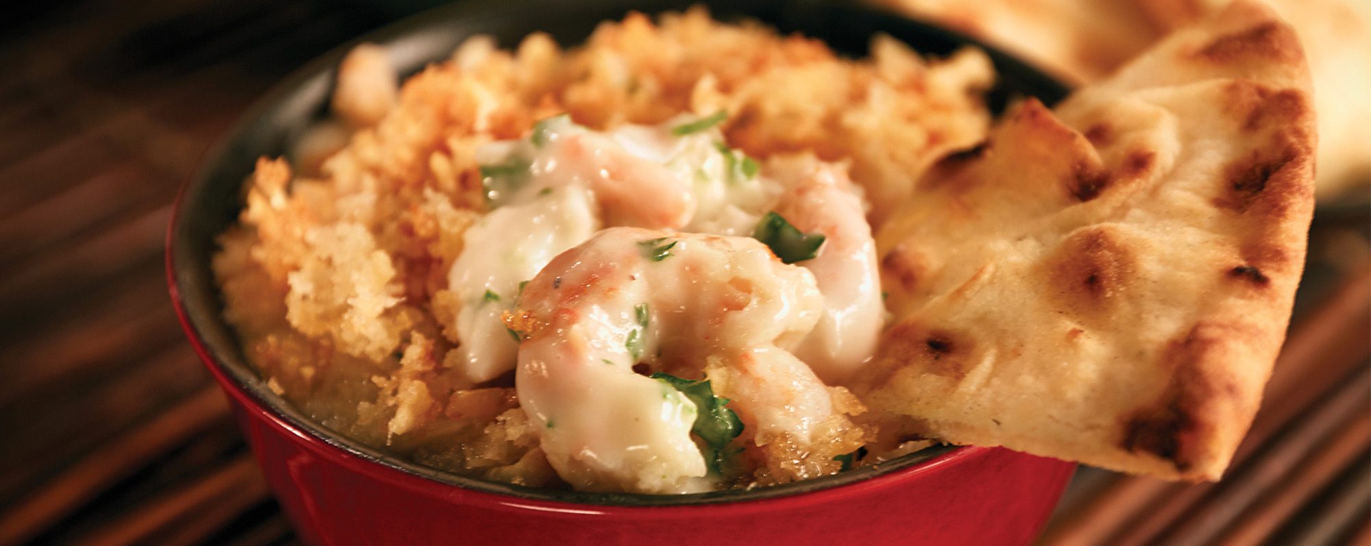 Mini entrée de fruits de mer grillée