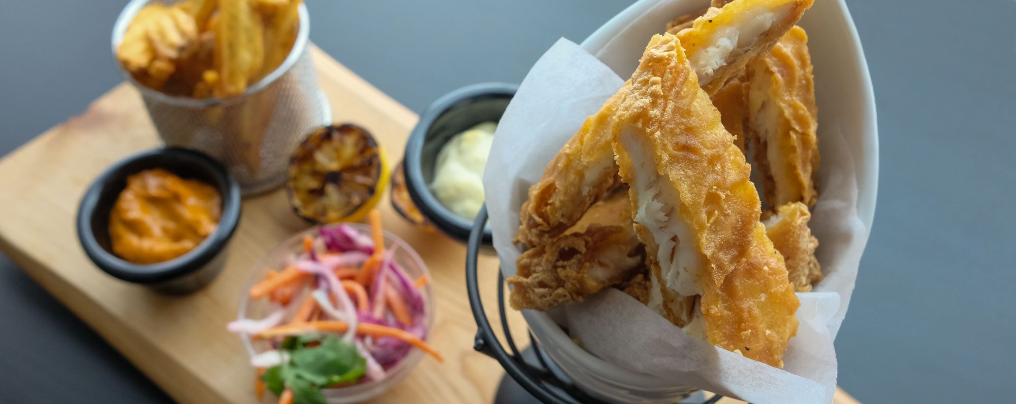 Big bobs haddock surf board recipe