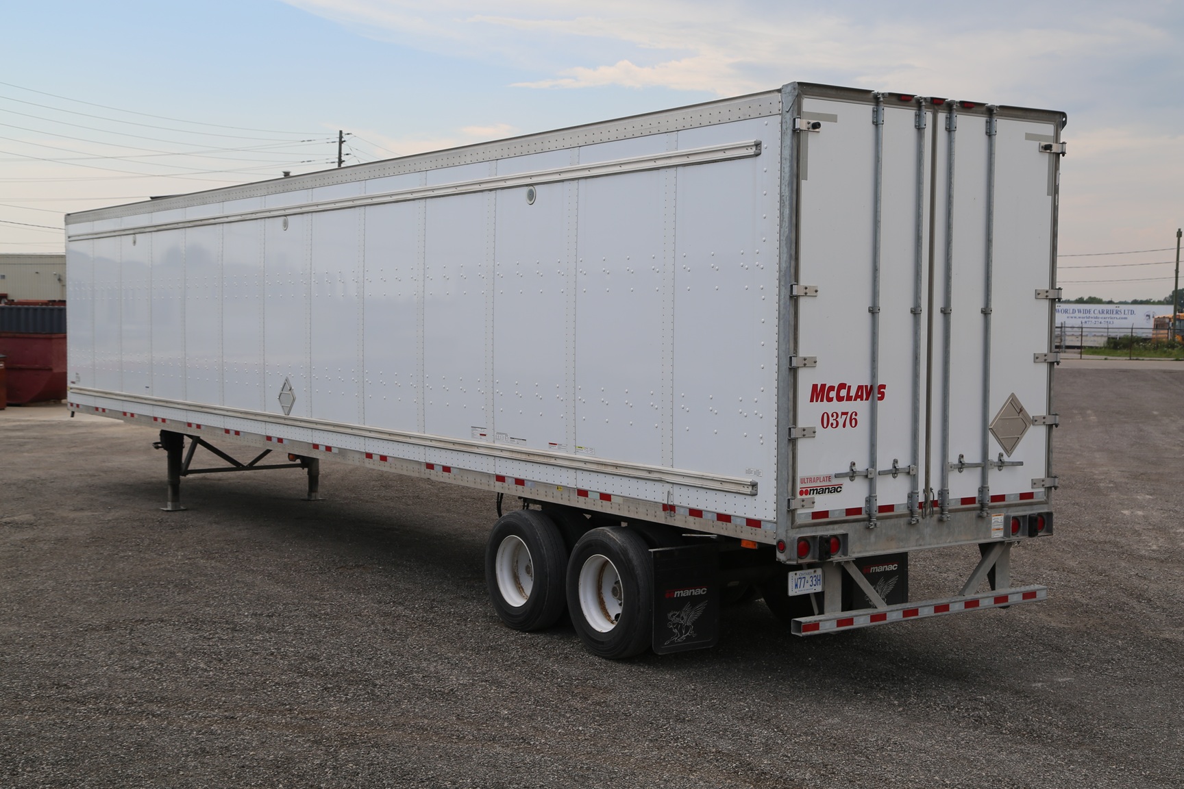 2022 MANAC 53′ Tandem Plate Van – AUTO SPEC