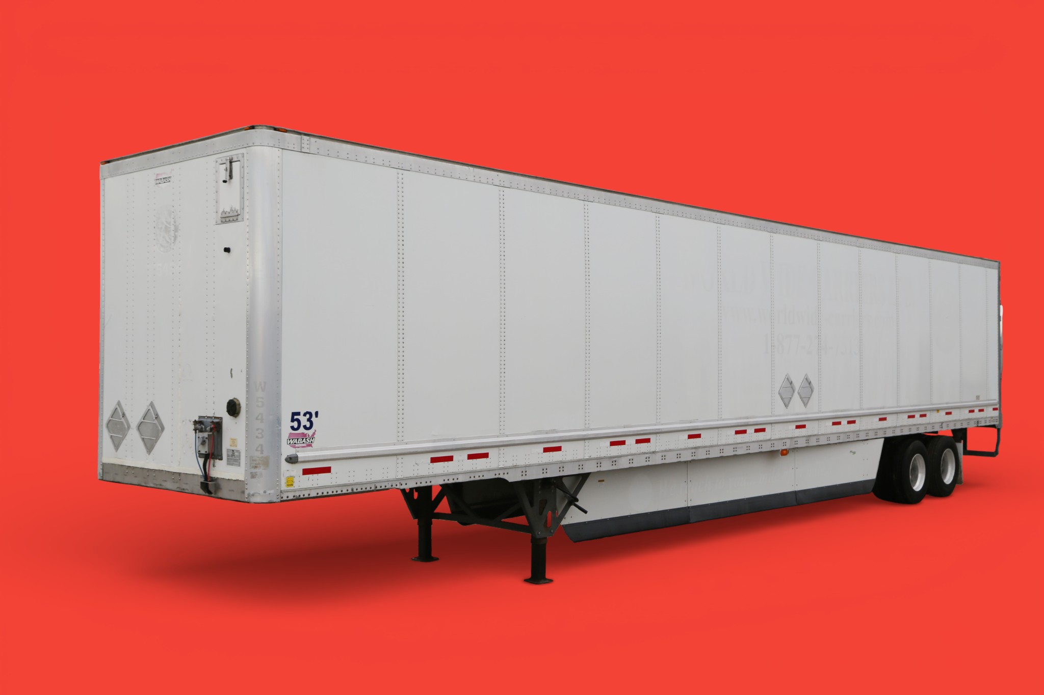 2015 Wabash 53′ Tandem Plate Van